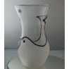Glas Vase 21cm Vogel 1988 CH