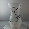 Glas Vase 21cm Vogel 1988 CH