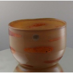 Glas Schale 10.7cm von AM Molnar  1982