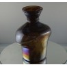 Glas Vase 15.5cm von AM Molnar  1980 DE