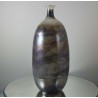 Glas Vase 19cm von P. Molnar  1978 DE