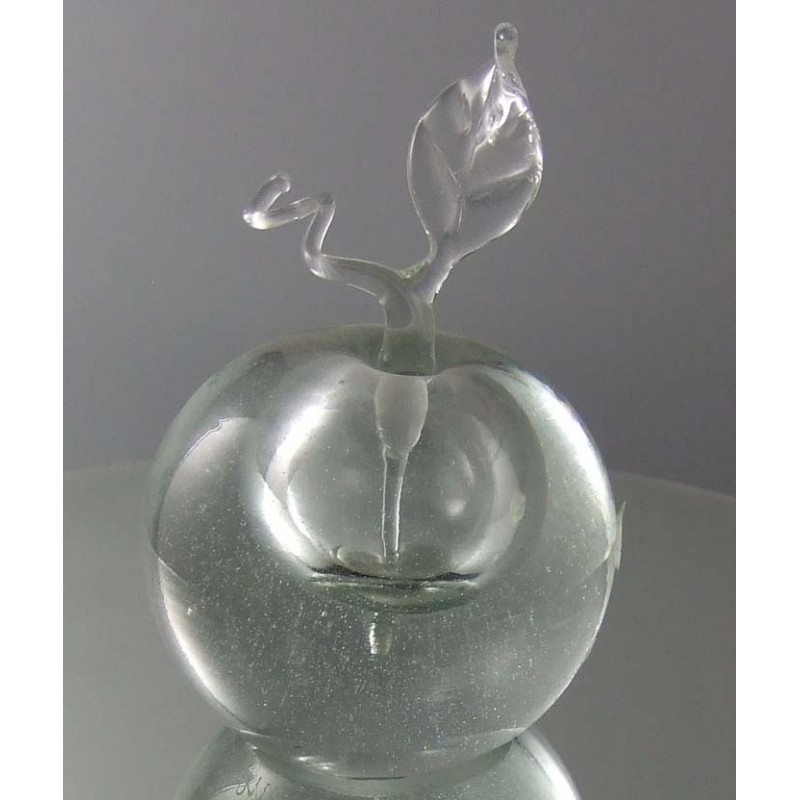 Glas Flacon 10cm AM Molnar  1987 DE