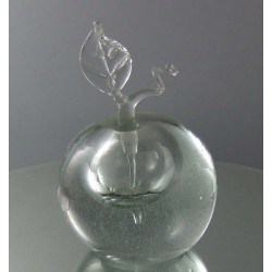 Glas Flacon 10cm AM Molnar  1987 DE