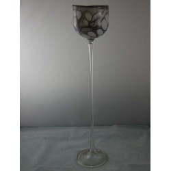 Stielglas 36cm von P. Molnar  1981 DE