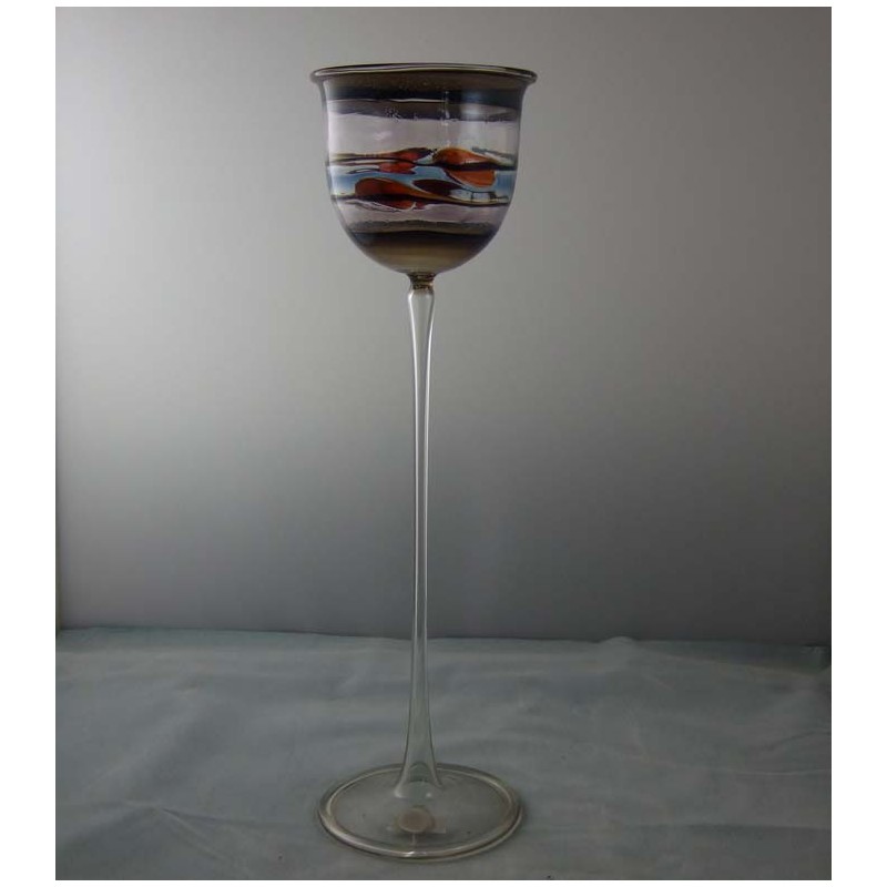 Stielglas 27cm von AM Molnar  1981 DE