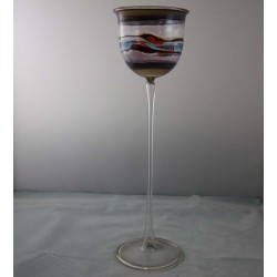 Stielglas 27cm von AM Molnar  1981 DE