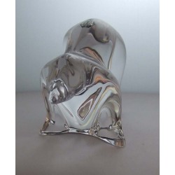 Kristallglas Bär 18cm Saint Louis 1989 FR