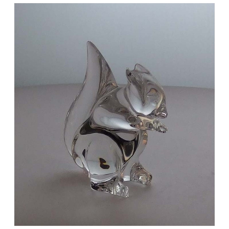 Kristallglas Eichhorn 8cm Saint Louis 1989 FR