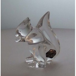 Kristallglas Eichhorn 8cm Saint Louis 1989 FR