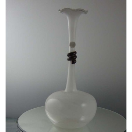 Glas Vase 21cm Vasaheli  1990 DE