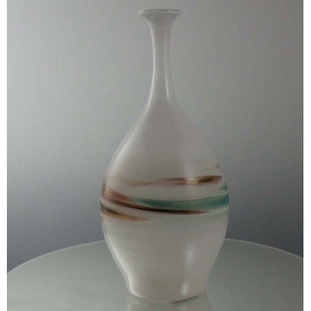 Glas Vase 17cm Vasaheli  1990 DE