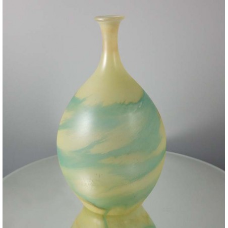 Glas Vase 15cm Vasaheli  1988 DE
