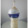 Glas Vase 18.5cm Greiner Pert  1983 DE