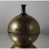 Glas Vase 12cm Greiner Pert  1983 DE