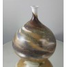 Glas Vase 13cm Greiner Pert  1986 DE