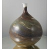 Glas Vase 13cm Greiner Pert  1986 DE