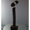 Objekt Metall-Stein 24.5cm Glas Rudolf  2007 DE