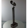 Objekt Metall-Stein 24.5cm Glas Rudolf  2007 DE