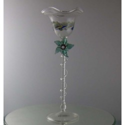 Glas Stielglas 21cm Eckhardt 2002 DE