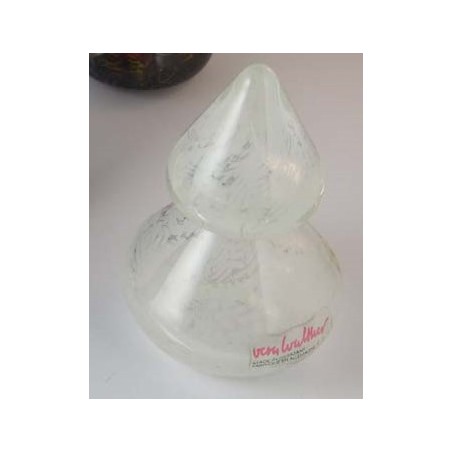 Glas Figuren Tannenbaum weiss Vera Walther 1990 DE