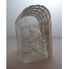 Glas Krippe  Briefbeschwerer   Art Klepsch von  Mizi  Hütte 1988 AT