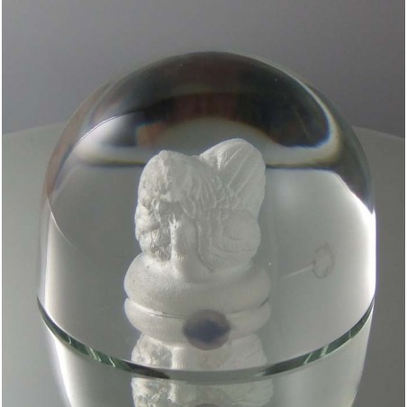 Glas Huhn 9cm Briefbeschwerer   Art Klepsch von  Mizi  Hütte