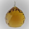 Kristallglas Kugel 20 mm sortierte Farben zum haengen