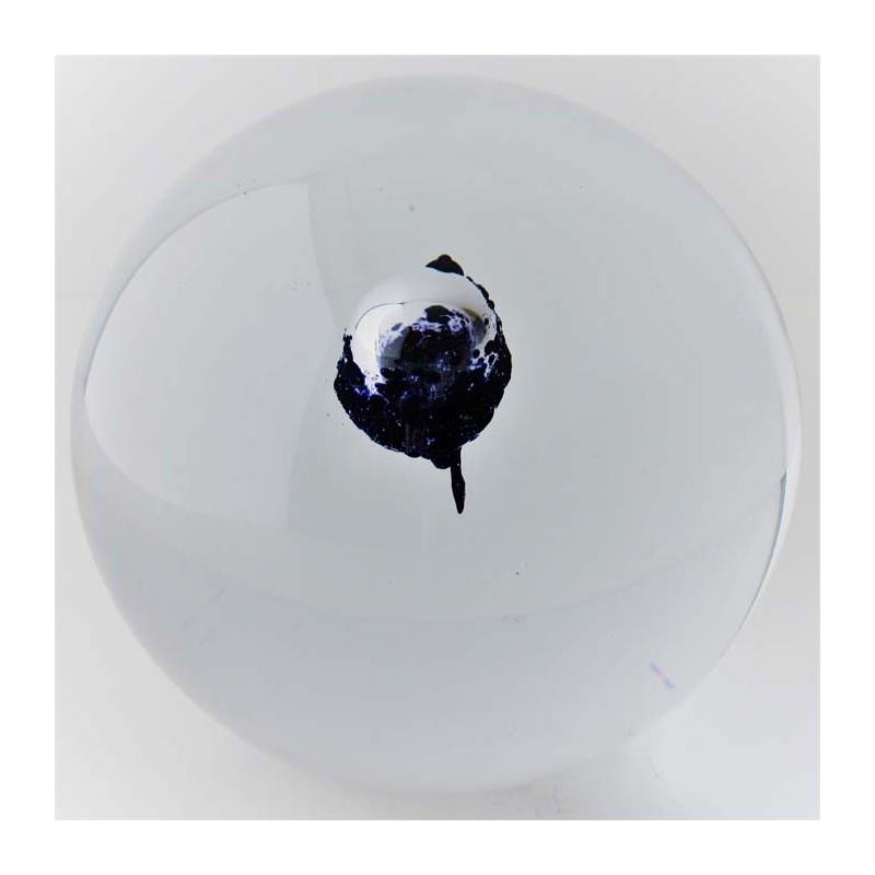 Glas Briefbeschwerer 10cm Tschechische Kristallglas