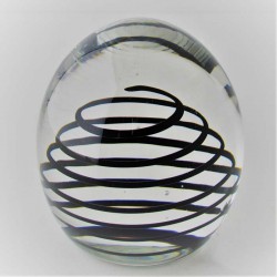 Glas Briefbeschwerer 7cm Tschechische Kristallglas