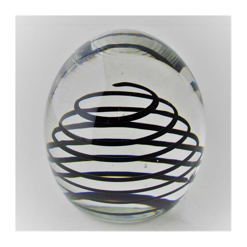 Glas Briefbeschwerer 7cm Tschechische Kristallglas