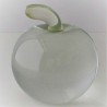 Glas Briefbeschwerer 8cm Apfel Tschechische Kristallglas