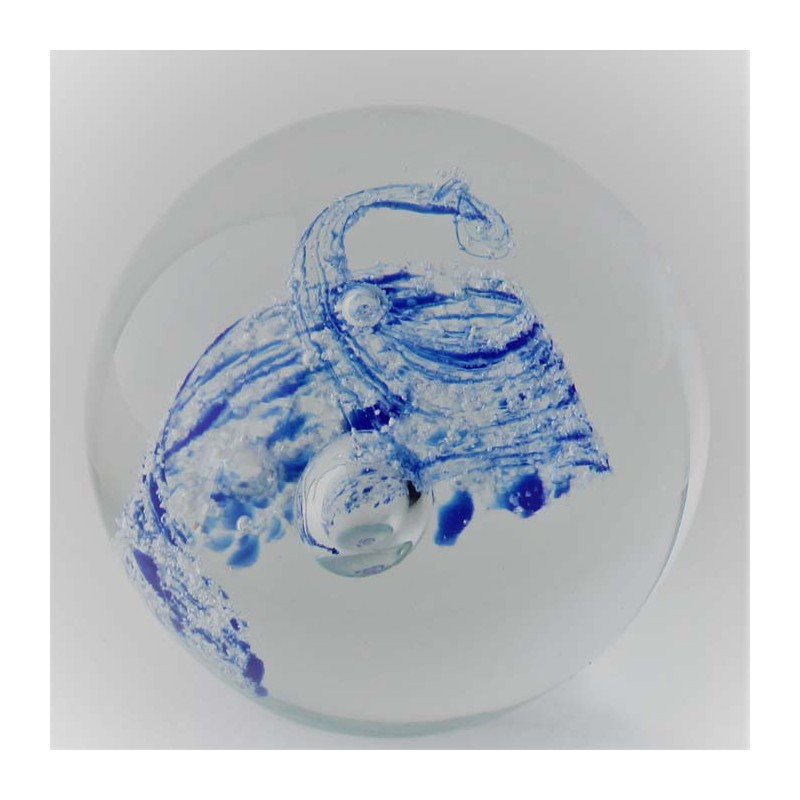 Glas Briefbeschwerer 6cm Tschechische Kristallglas