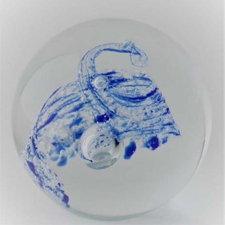 Glas Briefbeschwerer 6cm Tschechische Kristallglas