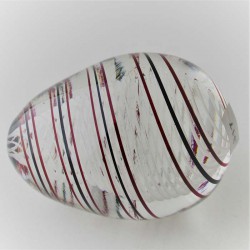 Glas Briefbeschwerer Eier GB Kristallglas