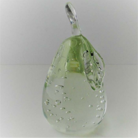 Glas Briefbeschwerer Birne GB Glas