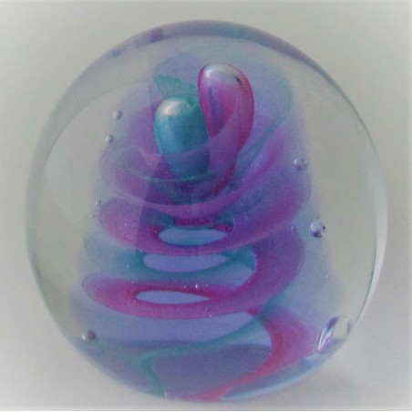 Glas Briefbeschwerer GB Caithness 1991