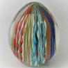 Muranoglas Eier Briefbeschwerer  1990 IT