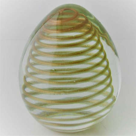 Muranoglas Eier Briefbeschwerer  1990 IT