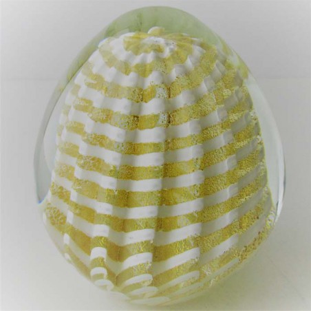 Muranoglas Eier Briefbeschwerer  1990 IT