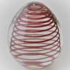 Muranoglas Eier Briefbeschwerer  1990 IT Muranoglas Eier Briefbeschwerer  1990 IT