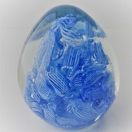 Muranoglas Eier Briefbeschwerer  1990 IT