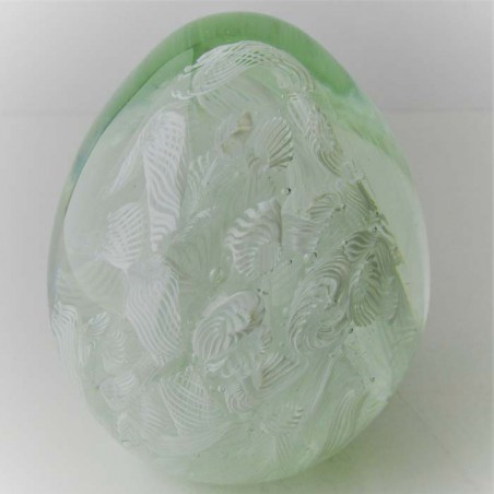 Muranoglas Eier Briefbeschwerer  1990 IT