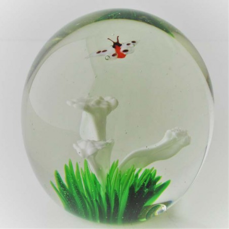 Glas Briefbeschwerer CHI