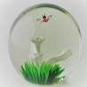 Glas Briefbeschwerer CHI
