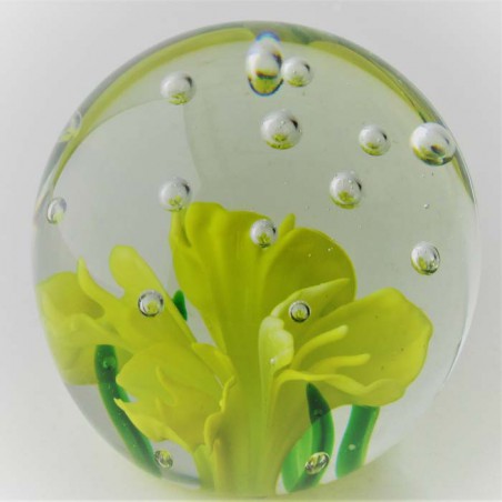 Glas Briefbeschwerer CHI