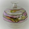 Glas Vase 9cm A.Molnar  DE 1990