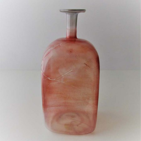 Glas Vase 15cm A.Molnar  DE 1990
