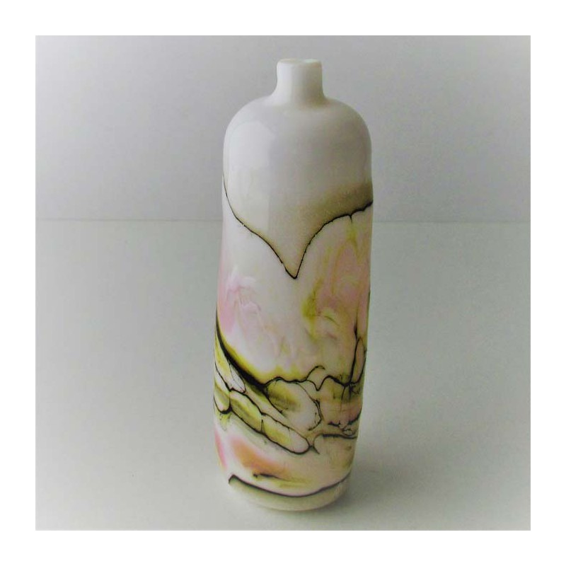 Glas Vase 11.5cm A.Molnar  DE 1990