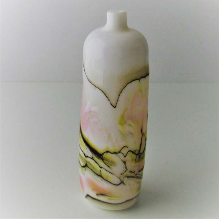 Glas Vase 11.5cm A.Molnar  DE 1990