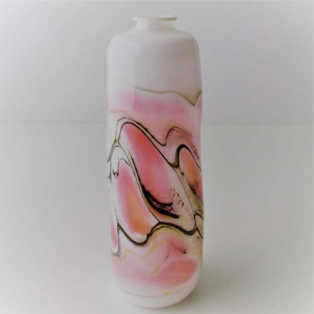 Glas Vase 13cm A.Molnar  DE 1990